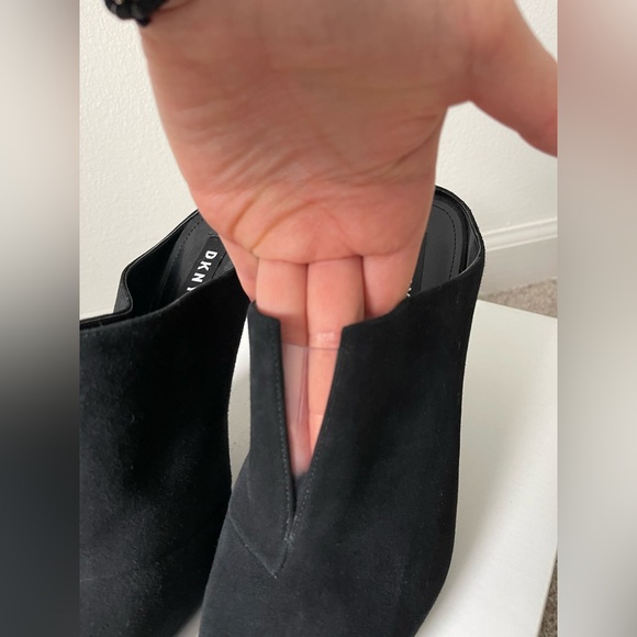 DKNY Dacey Mule Pump Black Clear Women's Office Career Bussines SIze 8 - Picture 7 of 11